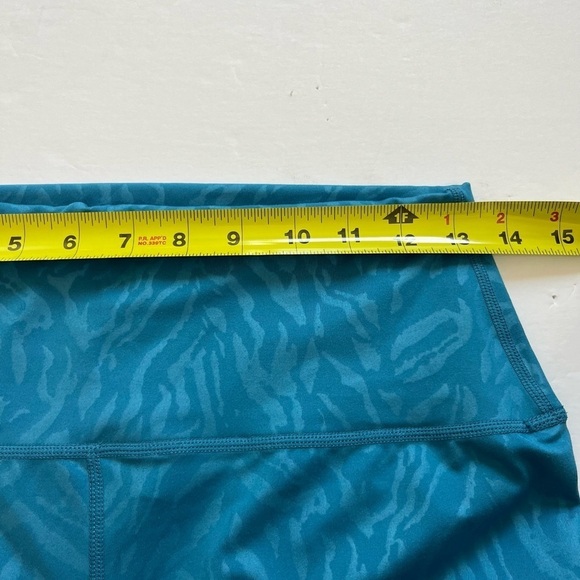 Sweaty Betty Teal Patterned Leggings - Picture 6 of 8